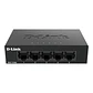 D-Link DGS-105GL Switch 5xGB Metal Plug&Play - Thumbnail 1