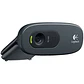 Logitech C270 WebCam HD 720p 3Mpx USB Negra - Thumbnail 3