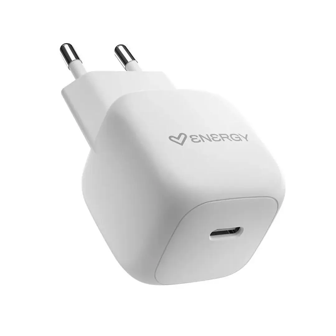 Energy Sistem Cabezal 45W GaN Charger Blanco 1
