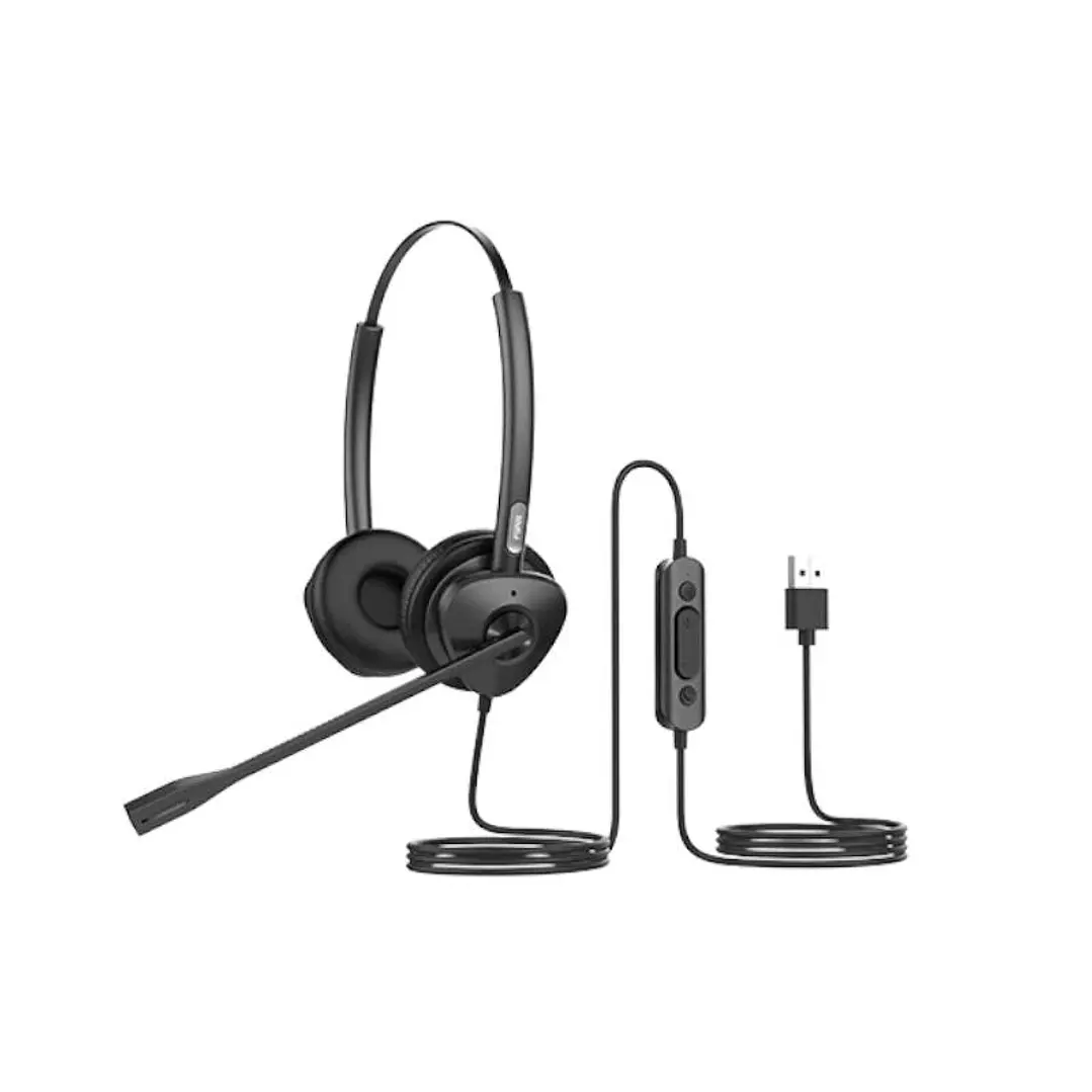 Fanvil HT302-U Auriculares Doble,Puerto USB, ENC 1