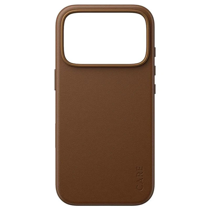 Care VeganLeatherCase Brown MagSafe iP 18Pro 17Pro 2