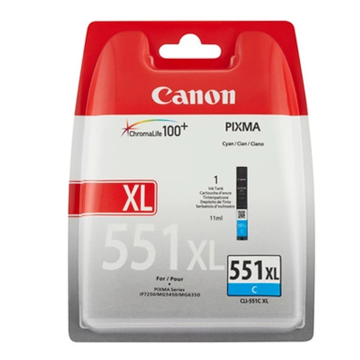 Canon Cartucho CLI-551C XL Cian 1