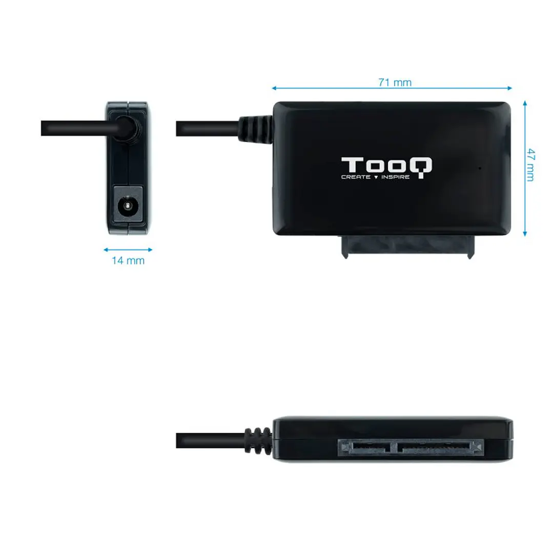 Tooq Adaptador USB 3.0 para discos 2,5