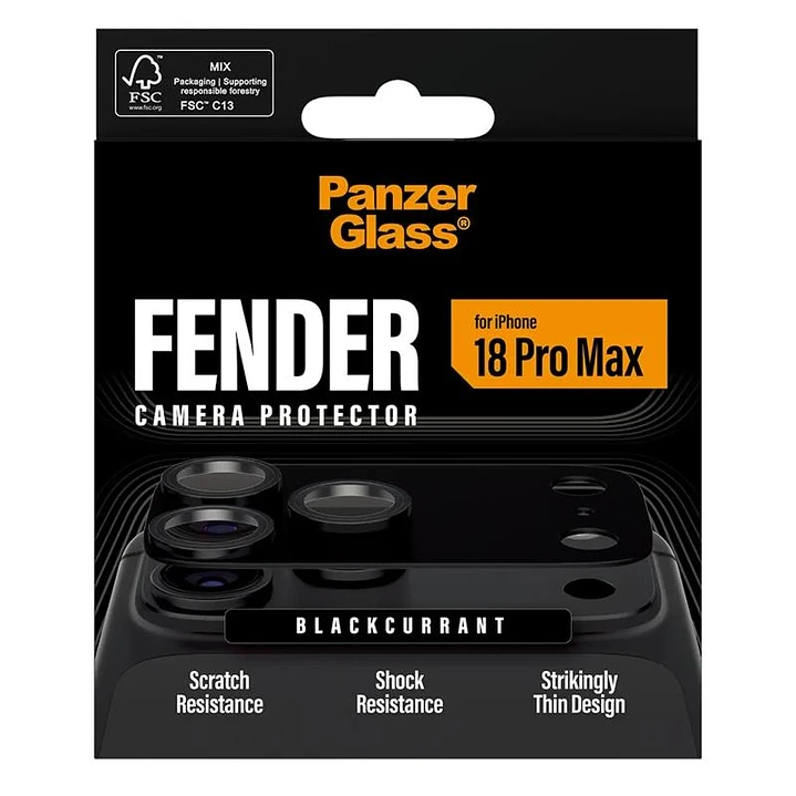 PanzerGlass Fender Camera Prot  iPh 18ProMax Black 1