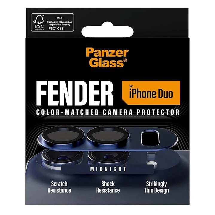 PanzerGlass Fender Camera Prot iPhone Duo Midnigh 1