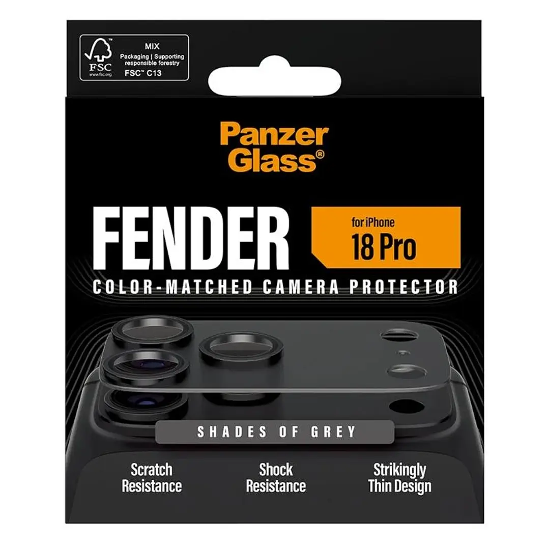 PanzerGlass Fender Camera Protect iPh 18Pro Grey 1