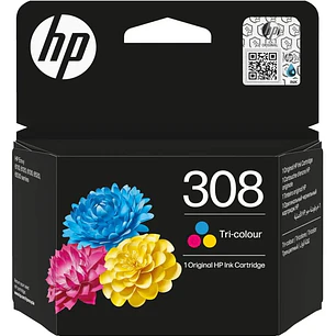 HP Cartucho 308 Tricolor