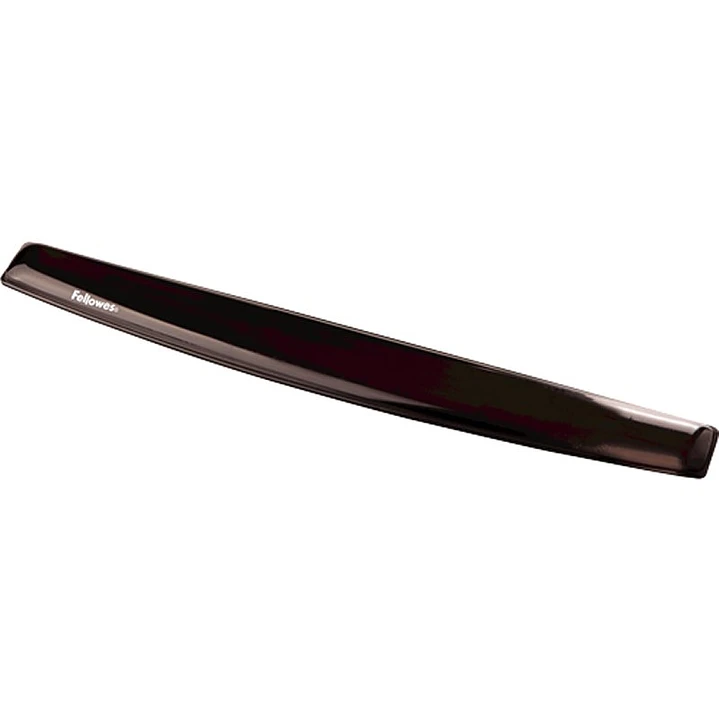 Fellowes Reposamuñecas teclado gel Crystal Negro 1