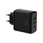 EWENT Cargador Gan Fast 65W 2 USB-C PD-1USB-A QC - vignette 1