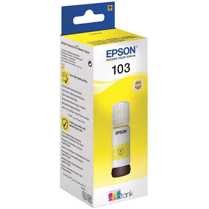 Epson Botella Tinta Ecotank 103 Amarillo 1