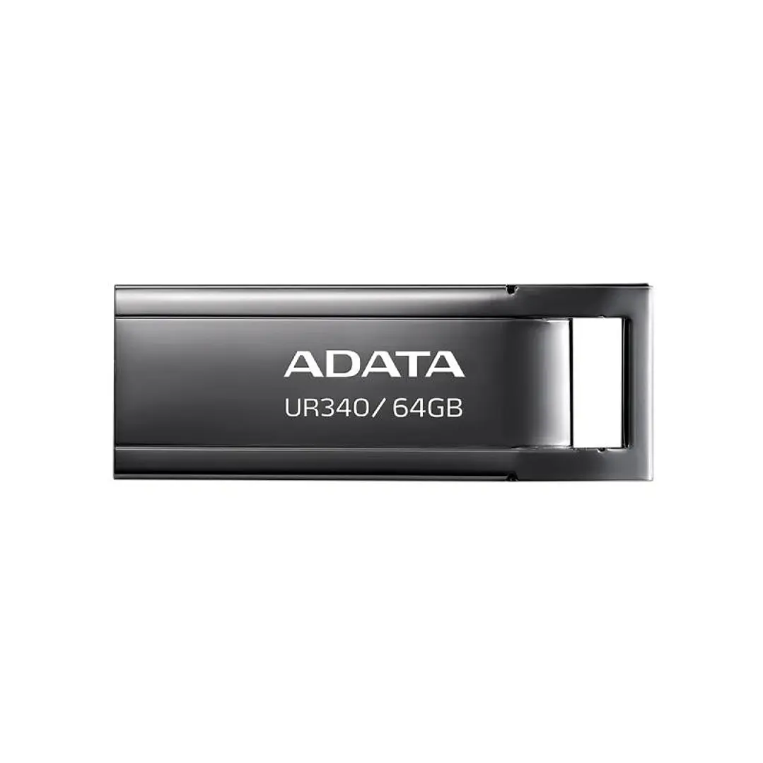 ADATA Lapiz USB UR340 64GB USB 3.2 Metal Black 1