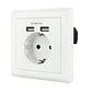 Nanocable Base de enchufe pared schuko+2USB 2.4A - vignette 1