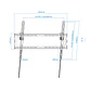 Tooq Soporte pared LP1081T-B incl pantallas 37-80