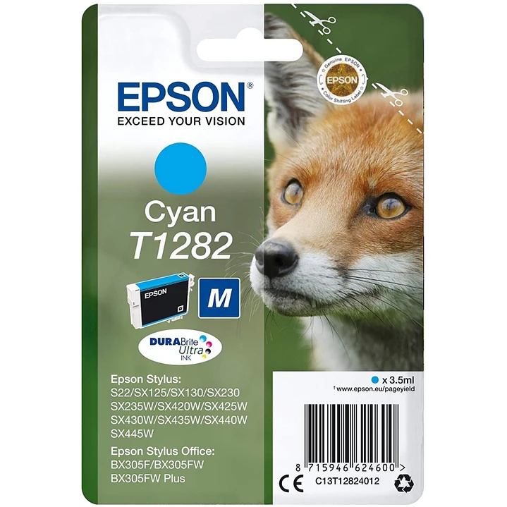 Epson Cartucho T1282 Cyan 1
