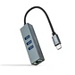 Nanocable Conversor USB-C Ethernet +3xUSB 3.0 - vignette 1