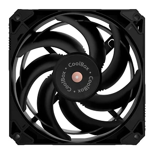 Coolbox Gaming Ventilador V12 PWM AUX 12Cm Negro