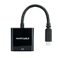 Nanocable Conversor USB-C/M a VGA/H Negro 10cm - Thumbnail 1