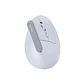 Nilox Ratón Wir Vertical Rec. Silen 1600DPI Blanco - Miniatura 1