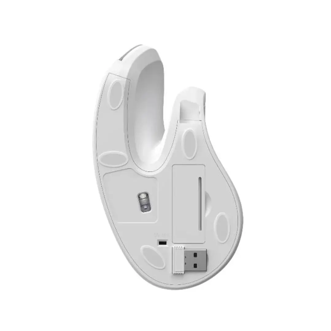 Nilox NXMOEV03 Ratón Vertical Wirelles Sil. Blanco 4