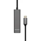 Aisens Hub USB 3.1 USB-C/M-4xTipo A/H gris, 15cm - vignette 1