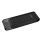 Kingston DataTraveler DT70 128GB USB C 3.2  Negro - Thumbnail 2