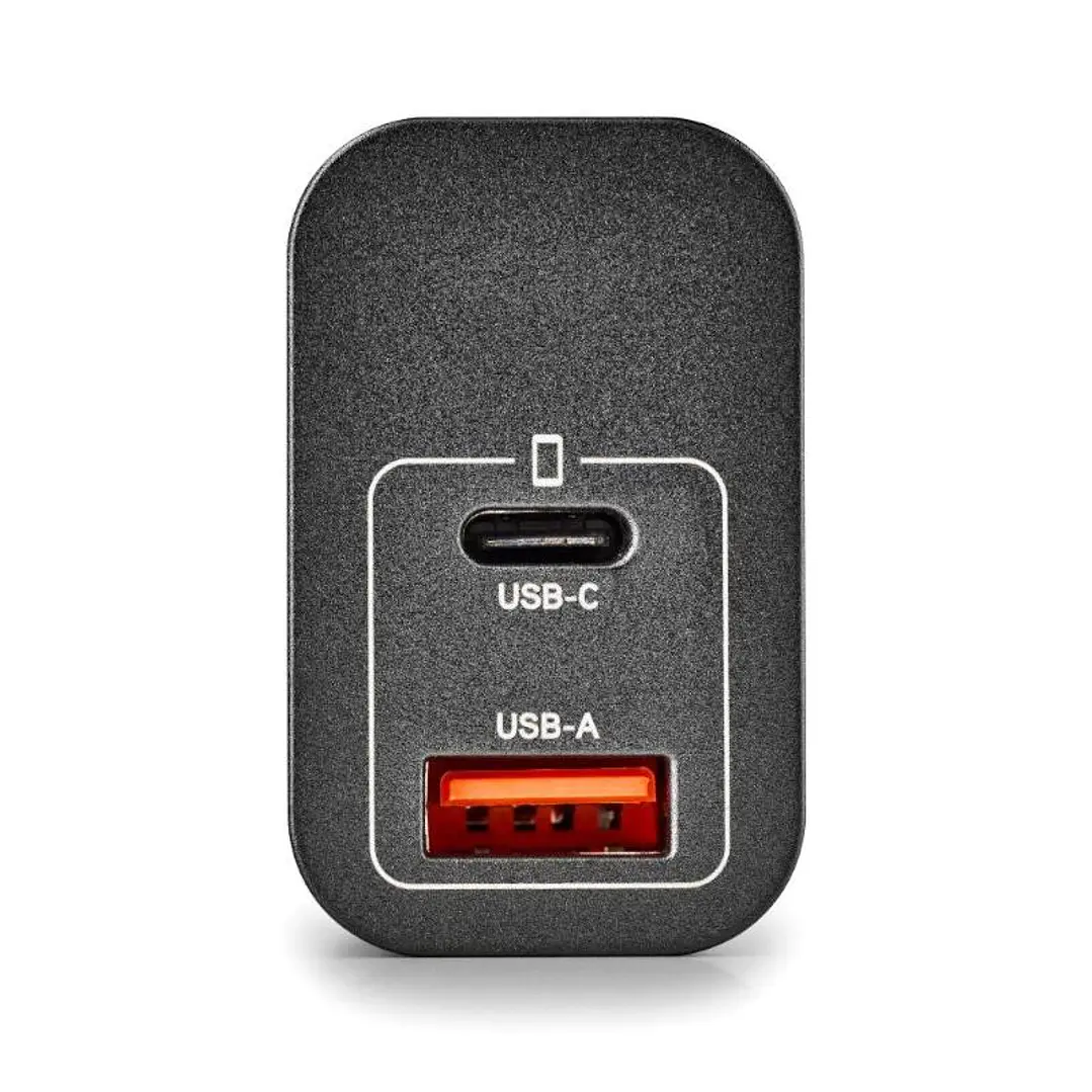 NGS CARGADOR GAN ULTRARAPIDO 30W USB-C+ USB-A 3