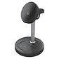 Aisens Cargador Inalámbrico USBC 15W 3 en 1 Negro - Miniatura 1