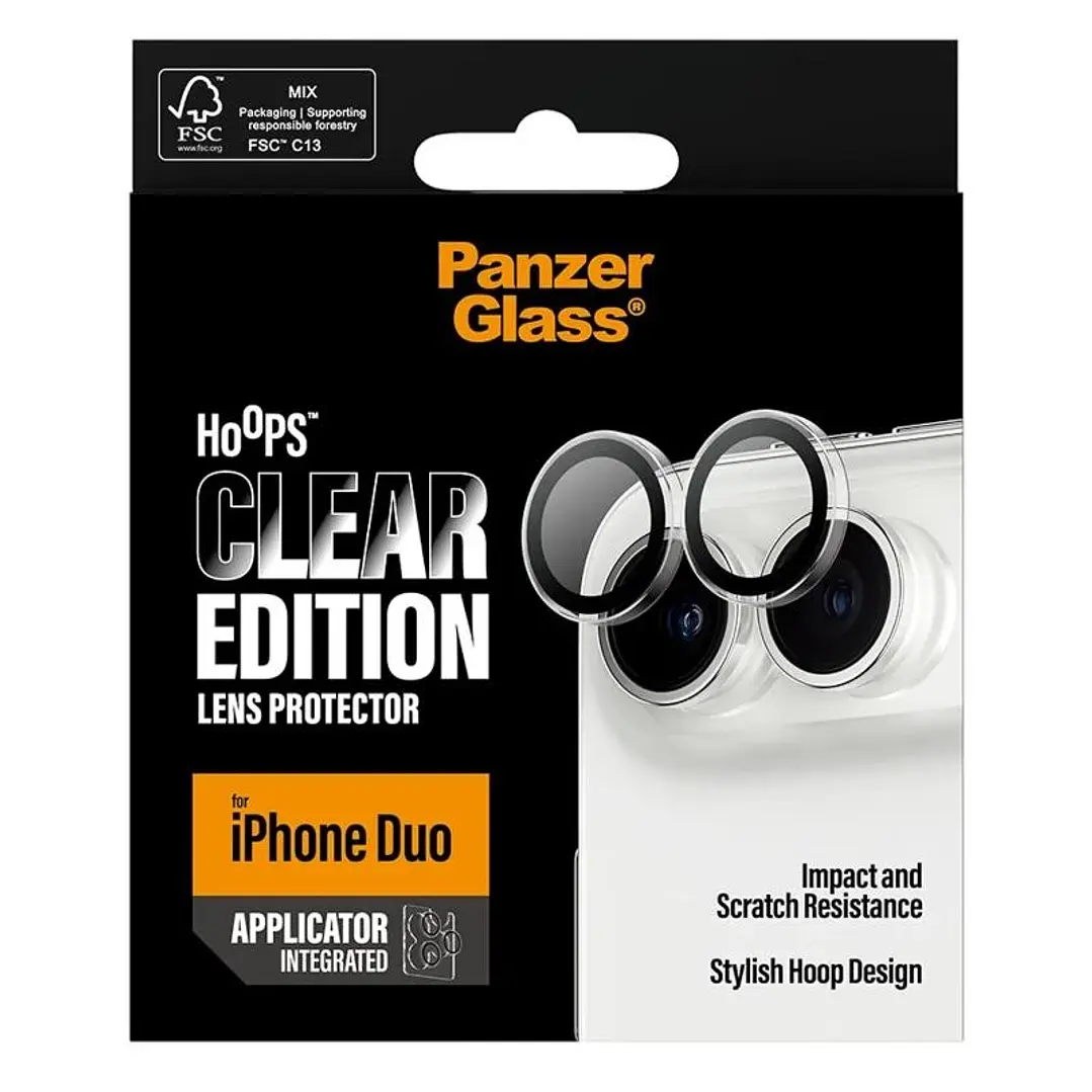 PanzerGlass Hoops Camera Prot iPhone Duo Transpare 1