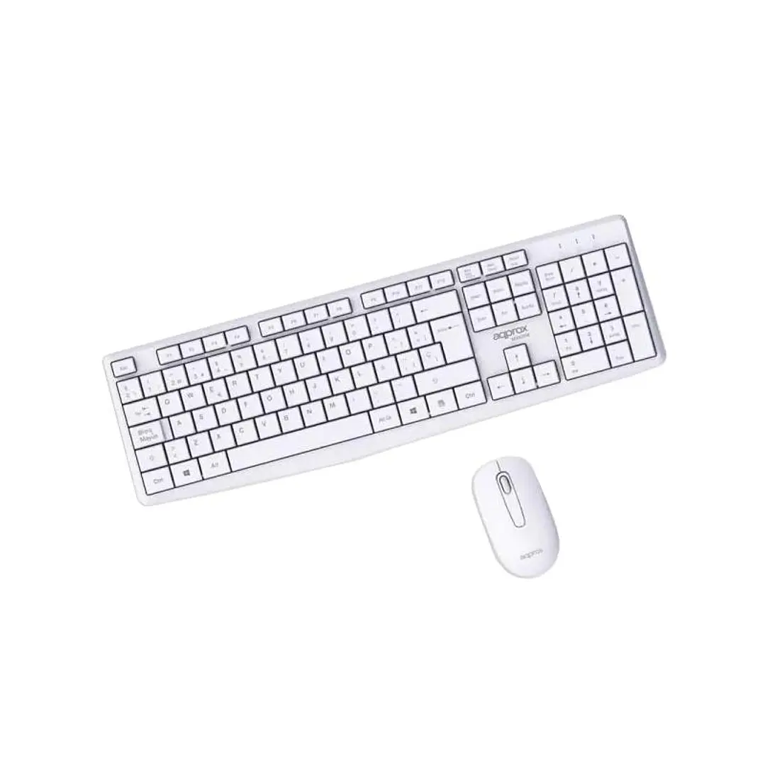 APPROX Teclado+Ratón Inalamb. X420W 1000DPI Blanco 2