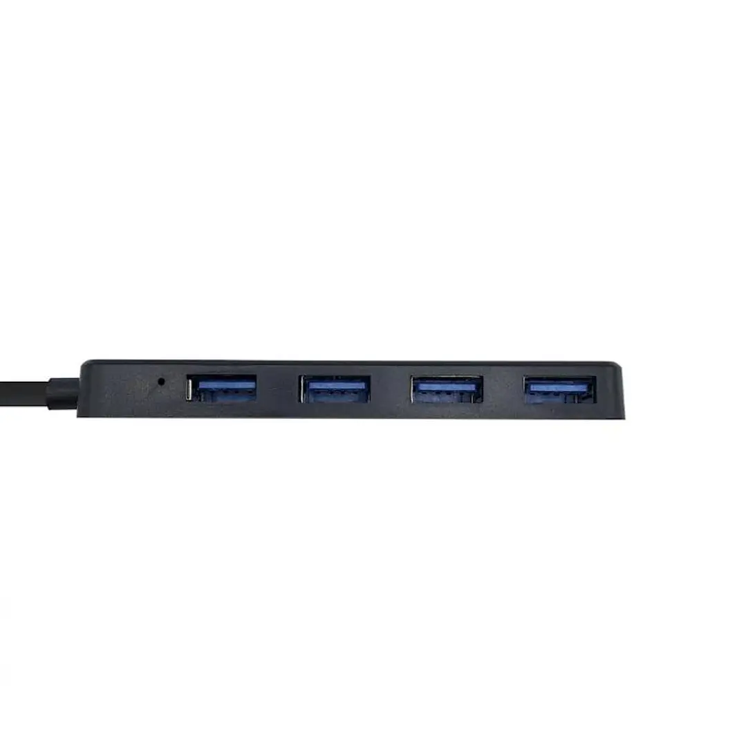 Aisens Hub USB 3.0 tipo A/M-4xtipo A/H negro 30cm 2