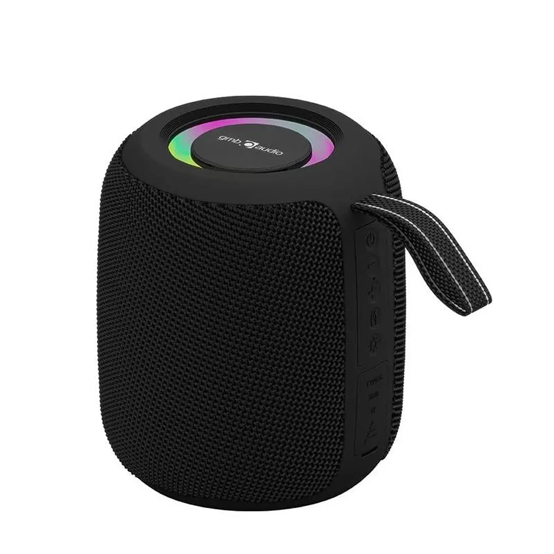 Gembird Altavoz BT Efecto Luz LED RGB Negro 1
