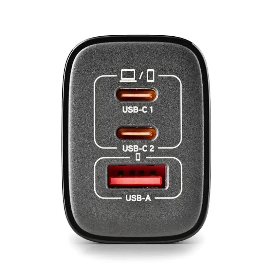NGS CARGADOR GAN ULTRARAPIDO 65W USB-C+ USB-A 3