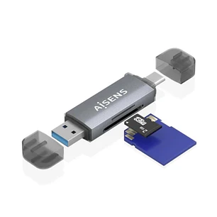 Aisens Lector SD MSD MMC RS-MMC MMC Micro USBC y A