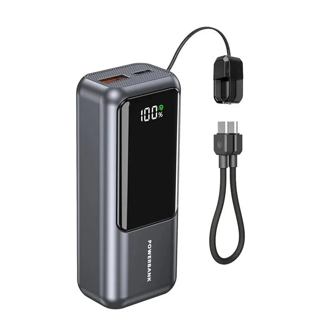 Gembird  Powerbank con LCD 10000 mAh Gris 2