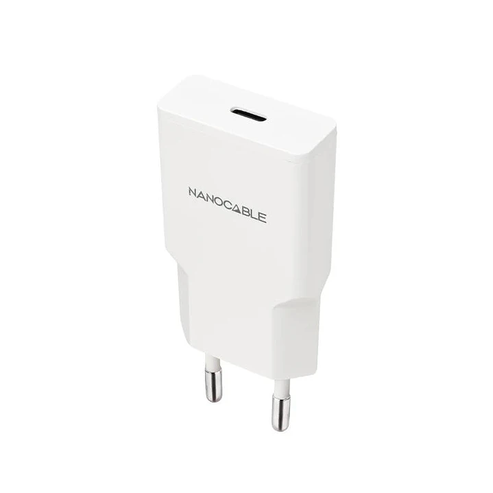 Nanocable Cargador USB-C/PD 30W   Blanco 1