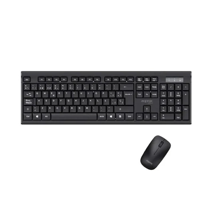 APPROX Teclado+Ratón Inalámbrico MX410 Negro 1