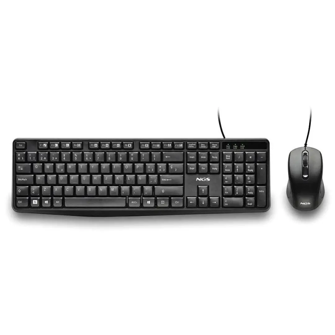 NGS Kit Teclado+Ratón con cable Cocoa 1