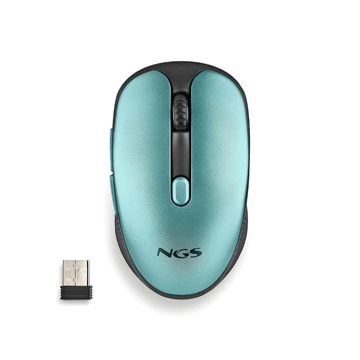 NGS Raton Inalambrico Recargable Silencioso Hielo 1