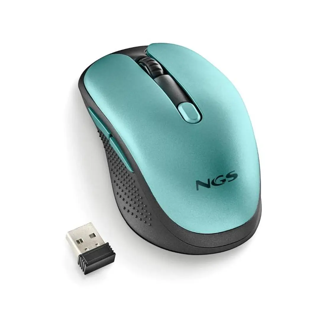 NGS Raton Inalambrico Recargable Silencioso Hielo 3