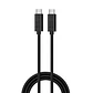 Ewent Cable USB-C Carga Rápida 60W 10Gbps,4K 1m - Thumbnail 2