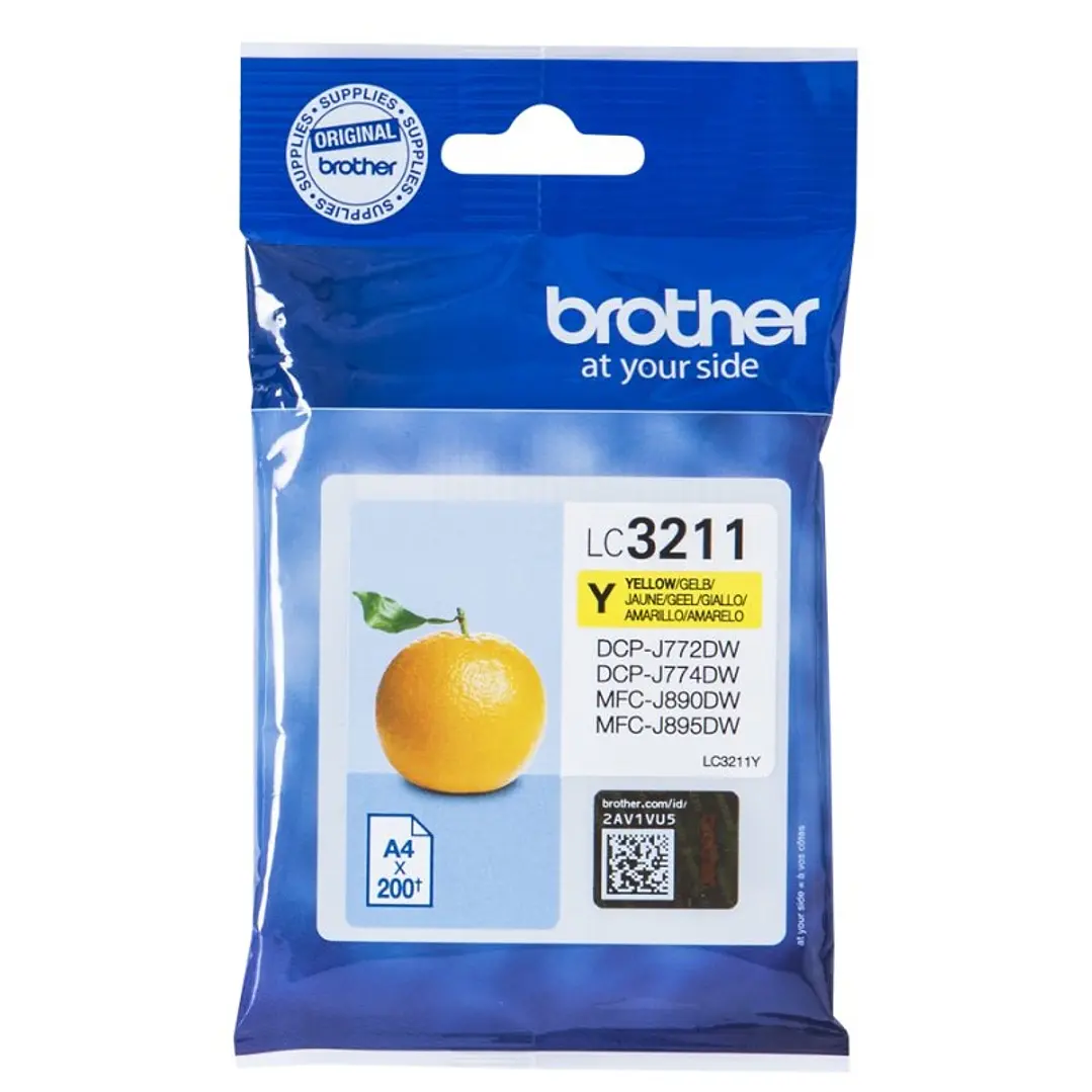 Brother Cartucho LC3211Y Amarillo 1