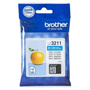 Brother Cartucho LC3211C Cyan