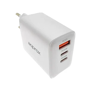 APPROX Cargador Rápido USB-A & USB-C 35W + Cable
