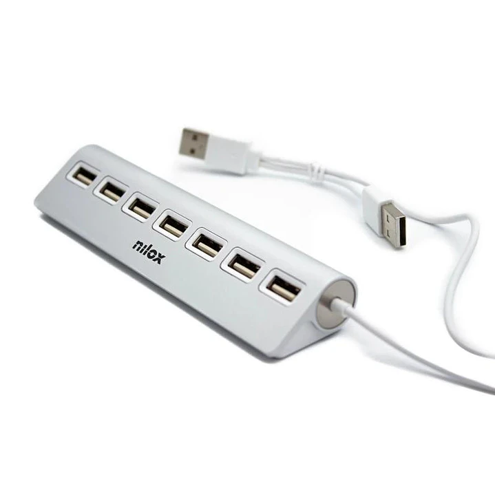NILOX Hub 7 Puertos Usb 2.0 4
