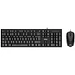NILOX Kit Teclado+raton NXKME0011 Usb NEgro - Miniatura 1
