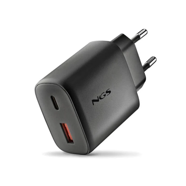NGS CARGADOR GAN ULTRARAPIDO 45W USB-C+ USB-A 1