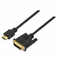 Nanocable Cable DVI/HDMI DVI18+1/M-HDMI A/M,1.8 M - Thumbnail 1