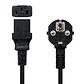 Nanocable Cable Alimentación CPU CEE7/M-C13/H 1.5M - Miniatura 2
