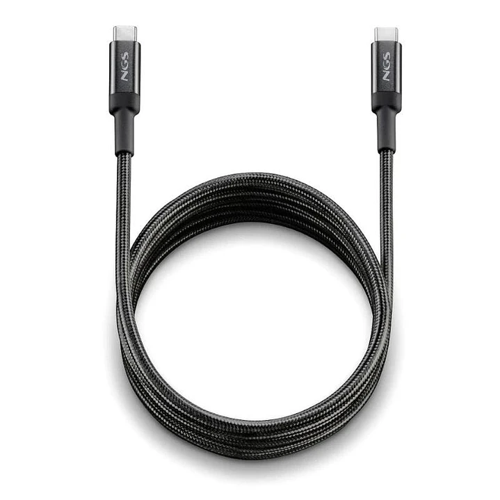 NGS Cable carga rapida USB C A USB C 100w 2M 1