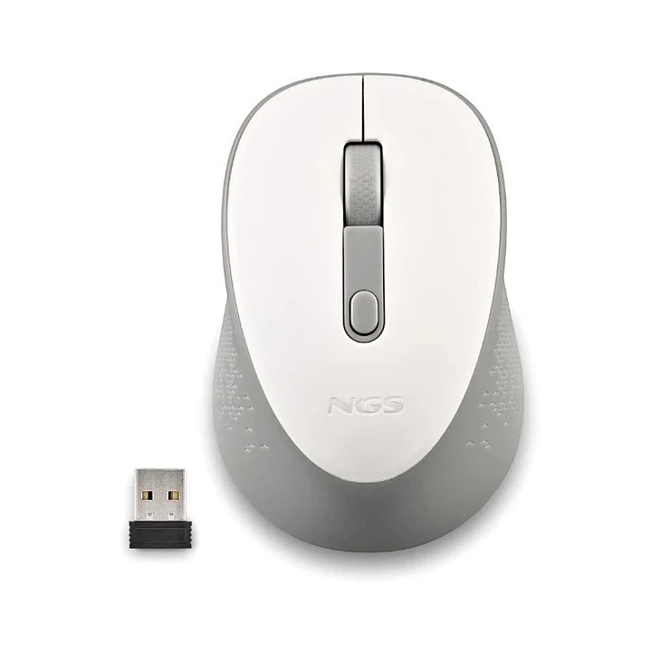 NGS RATON INALAMBRICO 800/1600DPI Blanco 4